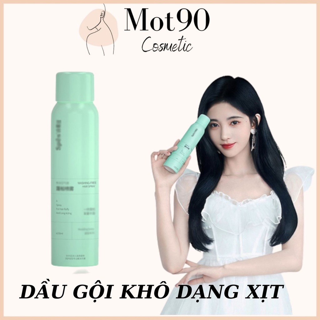 Dầu gội khô dạng xịt 150ml - Dầu gội đầu không cần nước, làm sạch nhanh, cho mái tóc bồng bềnh suốt 8 tiếng