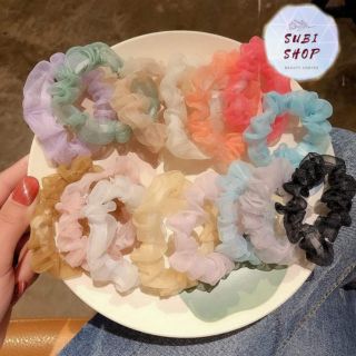 Cột tóc scrunchiers Handmade 😍😍😍