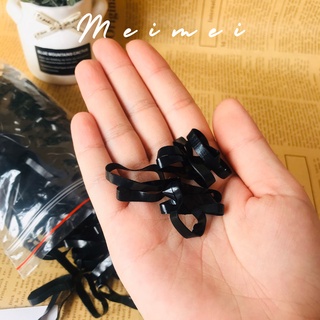 [1K] Dây buộc tóc chun buộc tóc nữ màu đen BT0001