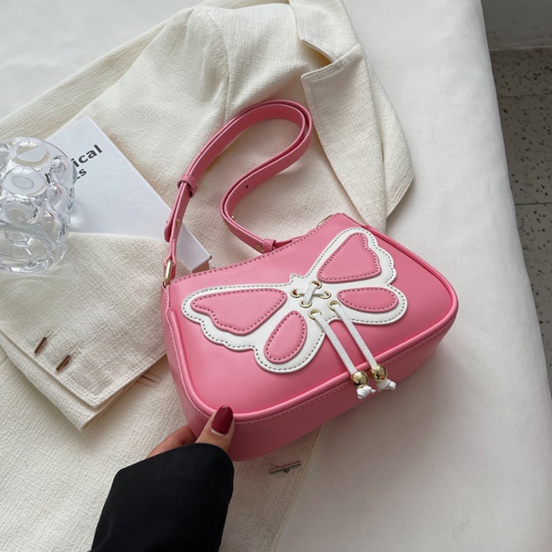 IELGY Túi Đeo Chéo In Họa Tiết Bươm Bướm Thời Trang Cho Nữ