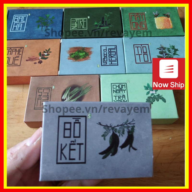 Xà Bông Sinh Dược 100% Nguyên chất từ thiên nhiên - 1 bánh 100g