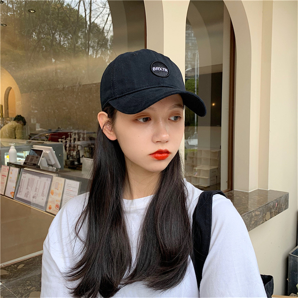 Mũ Lưỡi Trai Thêu Chữ Phong Cách Hàn Quốc Cho Nữ