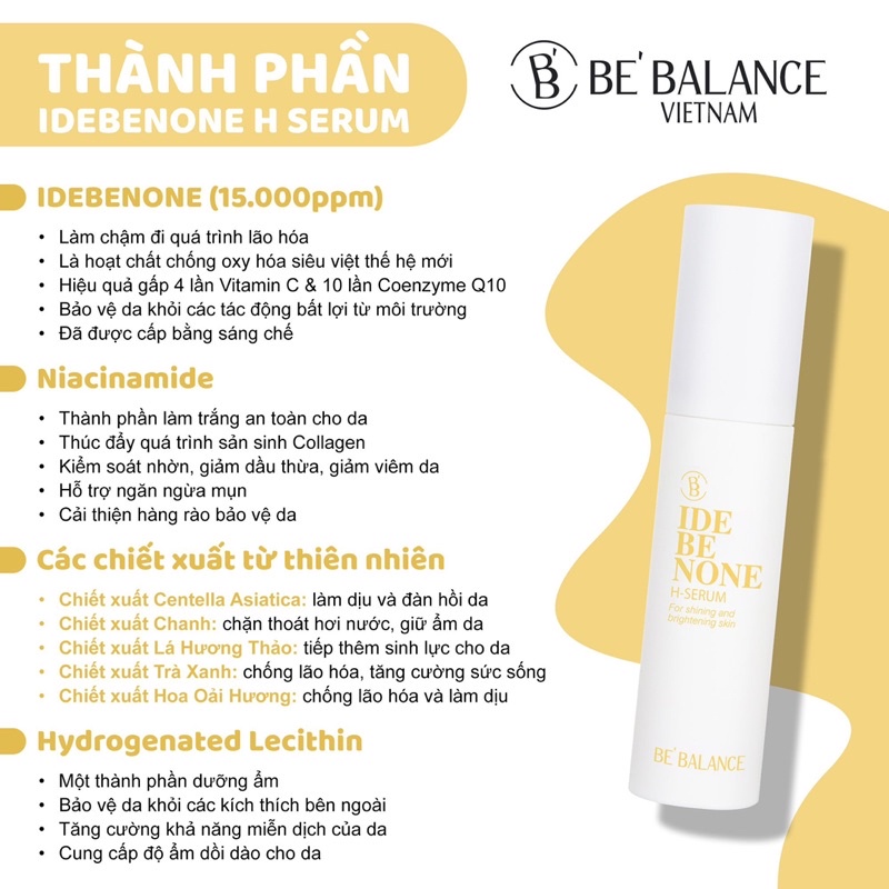 SERUM IDEBEONE LÀM TRẮNG DA