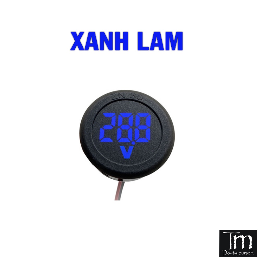 Vôn Kế 2 Dây Tròn 4-100VDC