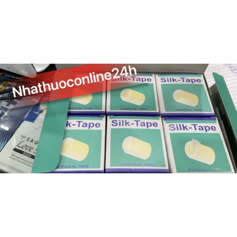 Băng dính vải Silk-tape nhỏ (hộp 12 cuộn)