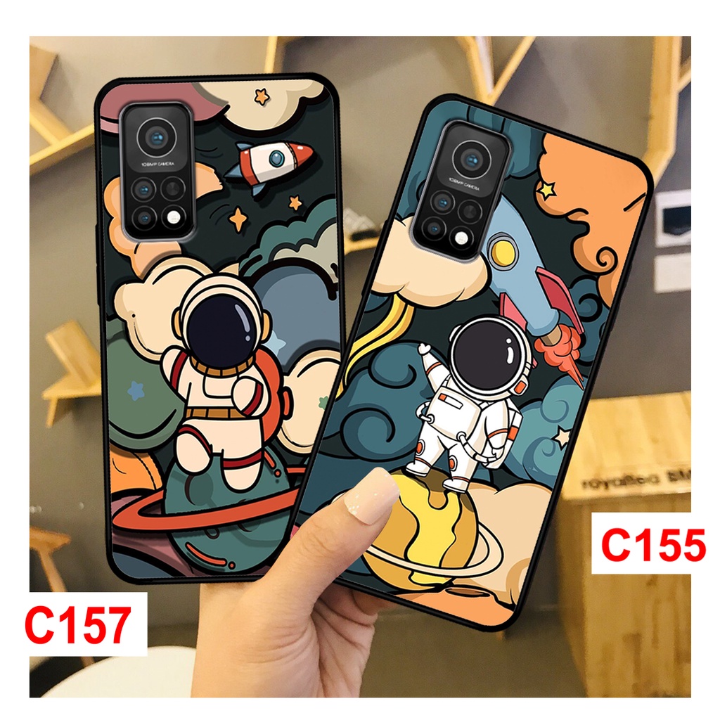 Ốp Xiaomi Mi 10T - Mi 10T Pro - Mi 11T - Mi 11T Pro in hình phi hành gia, vũ trụ ngân hà .ốp xiaomi redmi rẻ bền đẹp.