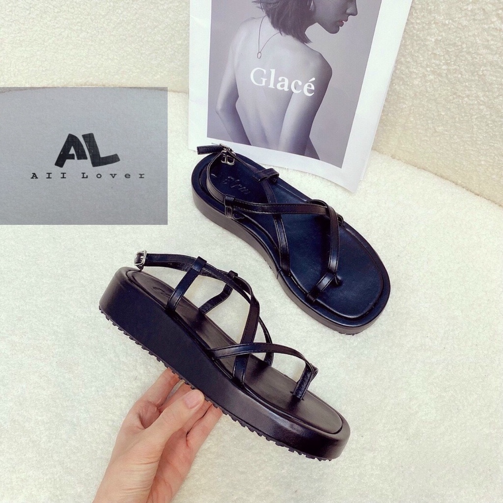 SANDAL NỮ ALI LOVER - GIÀY NỮ ĐẾ BỆT  - SANDAL QUAI MẢNH XỎ NGÓN NỮ - GIÀY ĐẾ XUỒNG QUAI CHÉO - AS220519