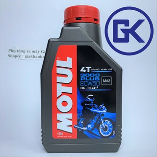 Dầu nhớt Motul 3000plus 4T 20W-50