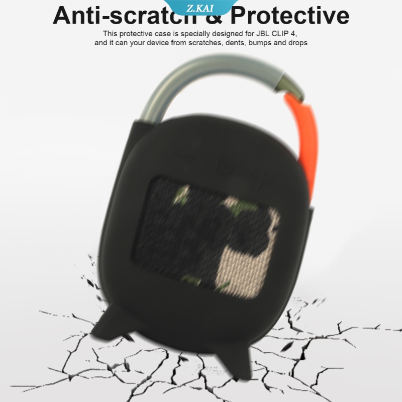 Vỏ Silicone Mềm Bảo Vệ Cho Loa Bluetooth JBL Clip 4 Ốp