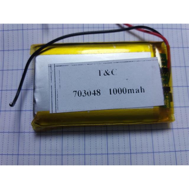 Pin polimer 3v7 1000mah.