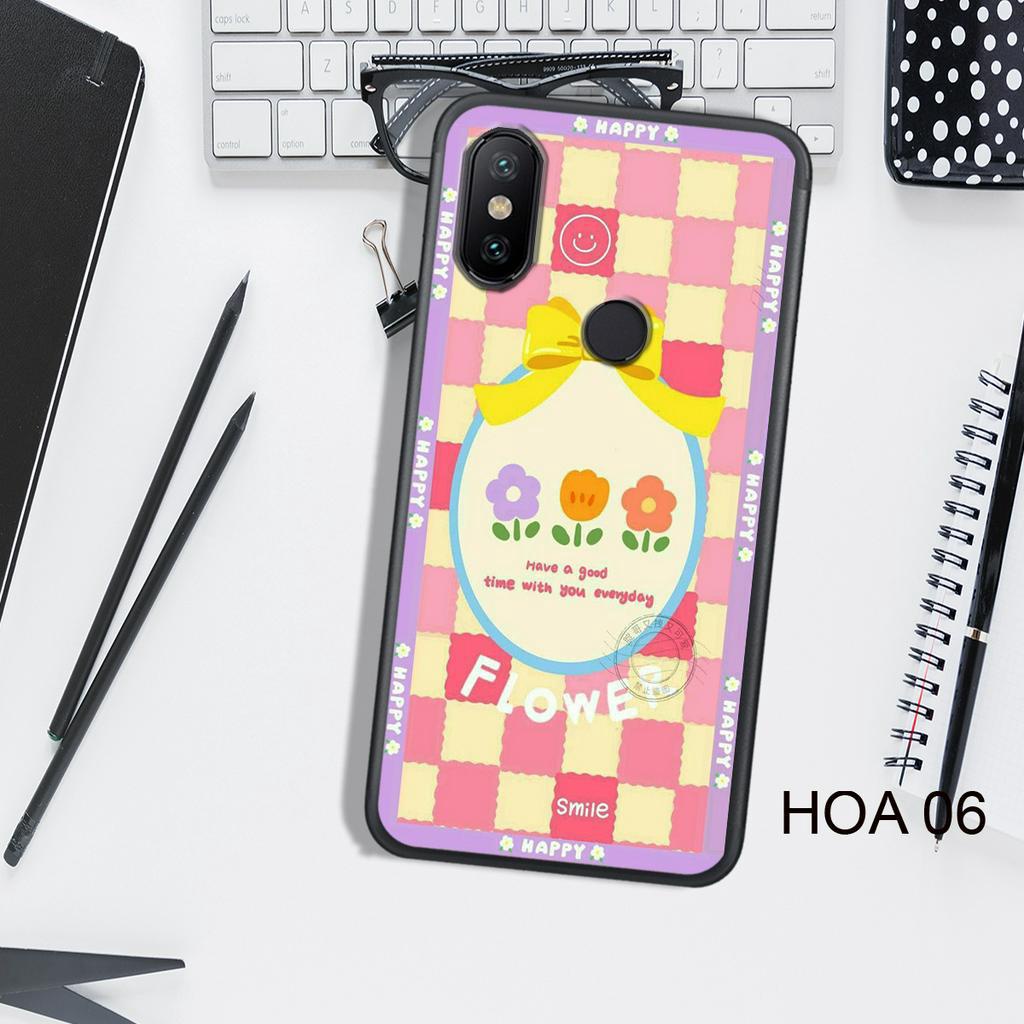 Ốp Lưng  XIAOMI MI 6X/MI A2 - MI A2 LITE - REDMI S2 - REDMI 6 PRO , In Hình HOA, Màu Sắc Bắt Mắt.