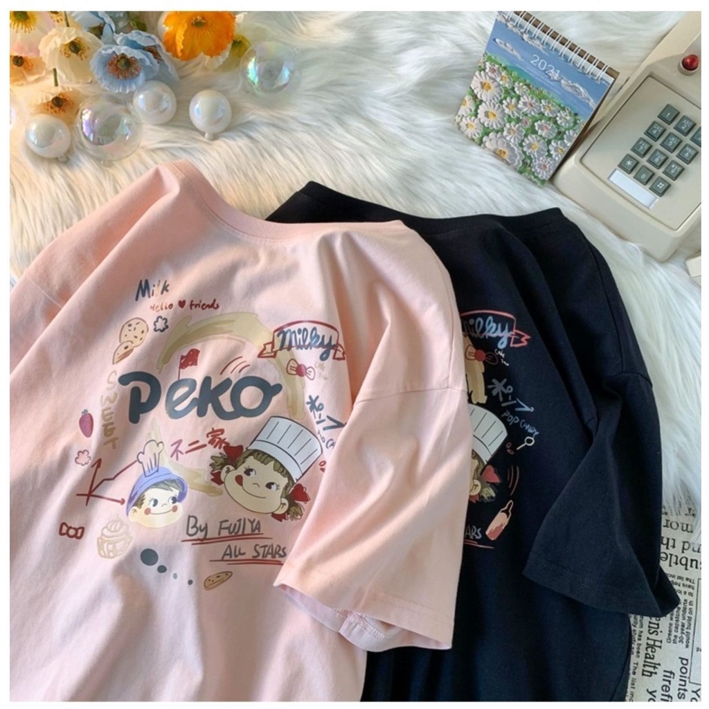 Áo Thun 100% cotton Tay Ngắn Màu Hồng Thời Trang Mùa Hè Dành Cho Nữ