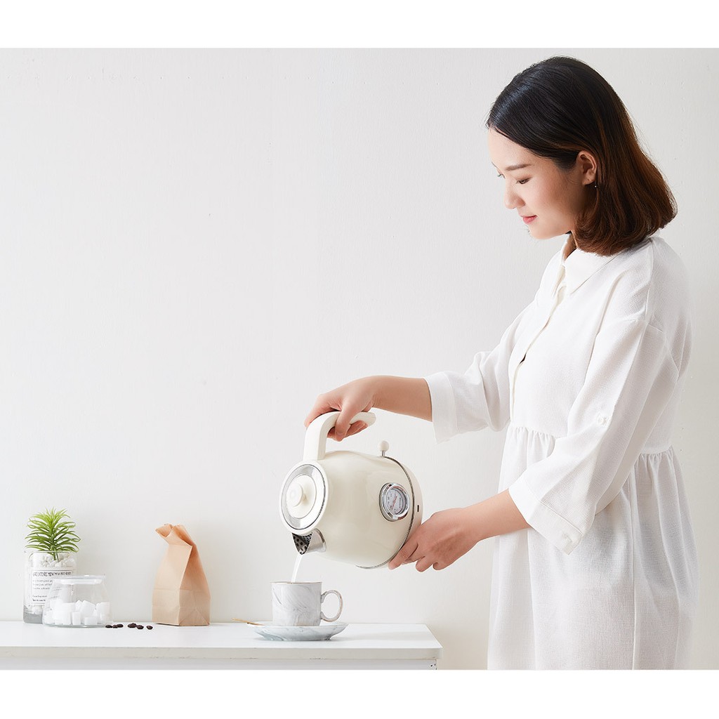 Ấm đun nước siêu tốc Xiaomi Ocooker QS-1701 (có nhiệt kế cơ học thông báo)