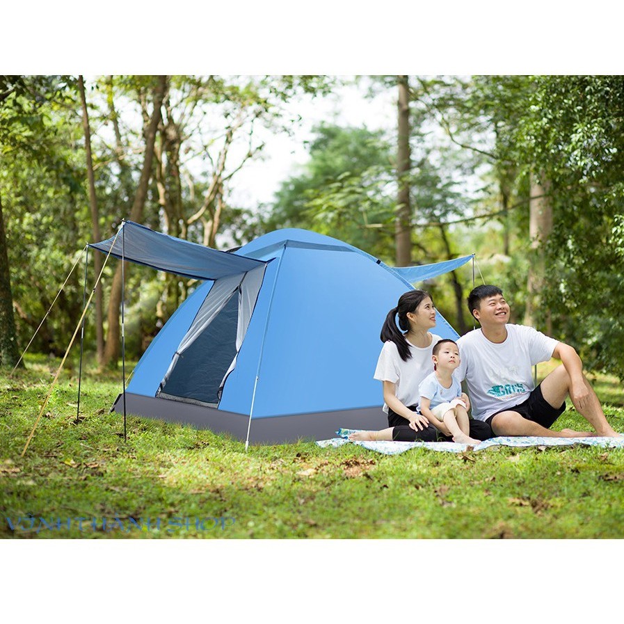 LỀU CẮM TRẠI TỰ BUNG, ĐI PHƯỢT, DU LỊCH, CHỐNG NƯỚC, Chống tia UV dành cho 4-6 người JDX25 | BigBuy360 - bigbuy360.vn