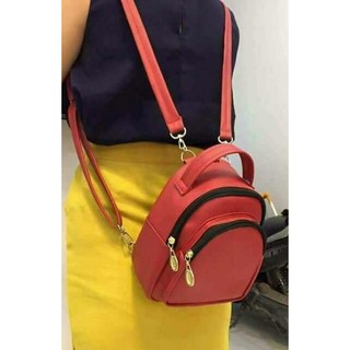BA LÔ MINI CAO CẤP (ĐỎ) - ẢNH THẬT 100%