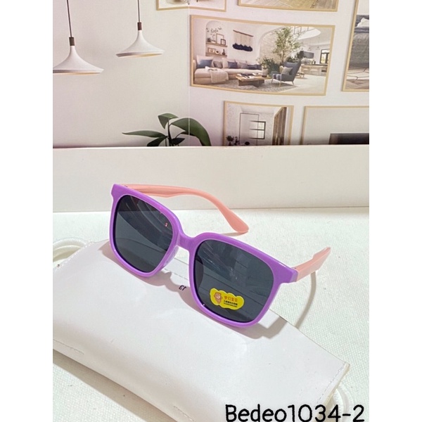 Kính mát mat em bé chống UV400, thiết kế mắt tròn dễ đeo, màu sắc thời trang