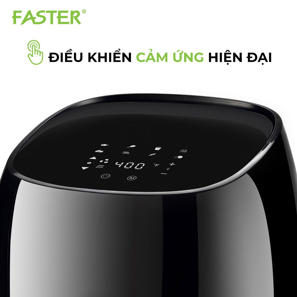 Nồi chiên không dầu 7 Lít FASTER MGR7SBT Cao Cấp 2 màu trắng/đen - Bảo hành Chính hãng tháng