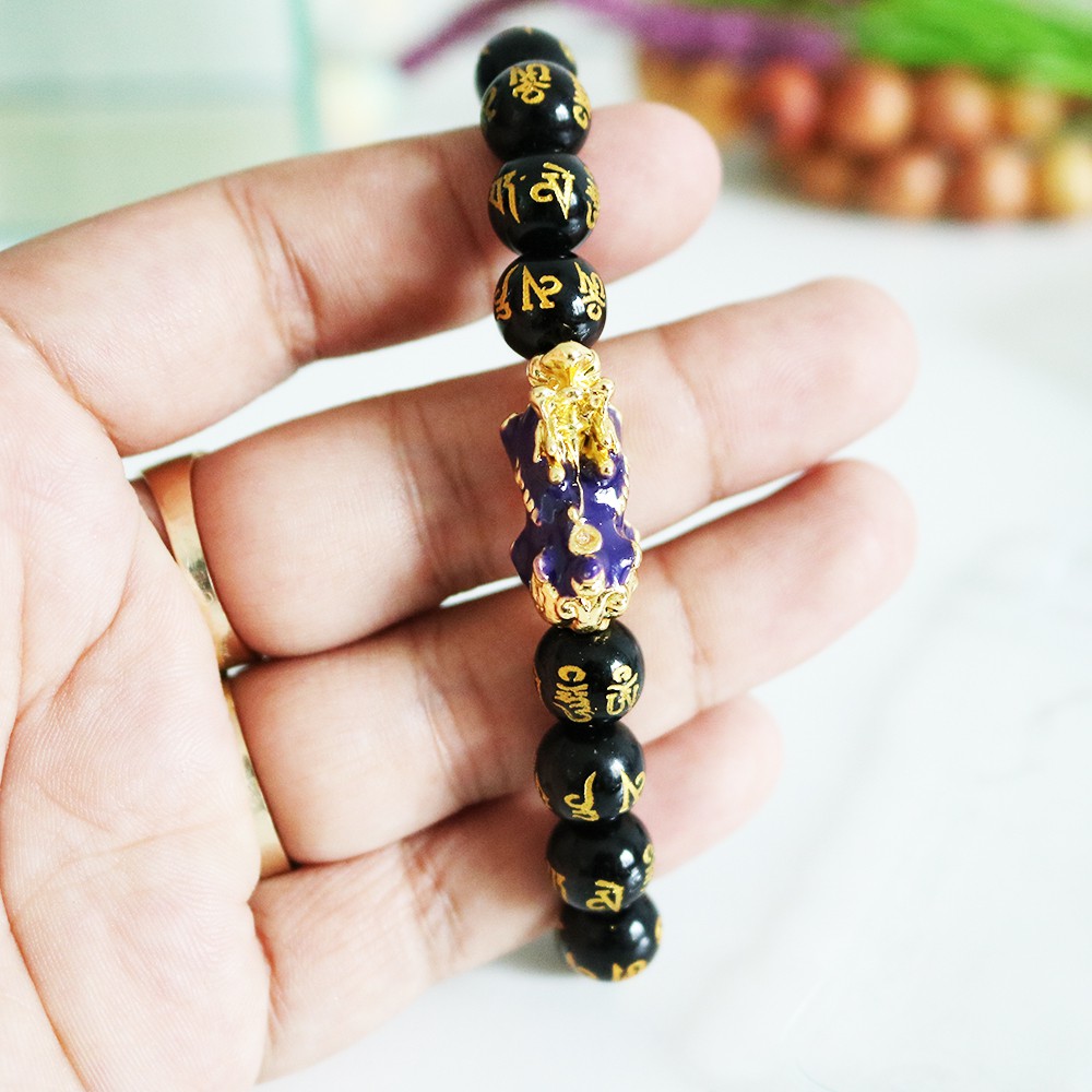 VÒng tay nam nữ VT03 phong thủy thời trang, vòng đeo tay nam KT hạt 10ly