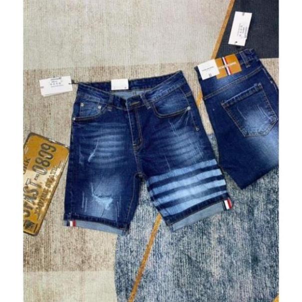 ✨HÀNG 1:1✨Quần Bò ngố Thombro xanh mài xuất khẩu_Quần Jeans ngắn DSQ vải bò nhập khẩu cho Nam * ! * -