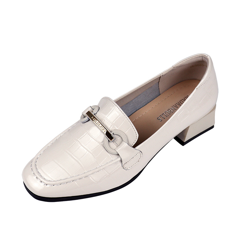 Lớp Đầu Tiên Của Da Bò Thời Trang Giày Nữ2021Mùa Xuân Mới Của Phụ Nữ Hàn Quốc Giày Da Nữ Thời Trang Giản Dị Giày | BigBuy360 - bigbuy360.vn