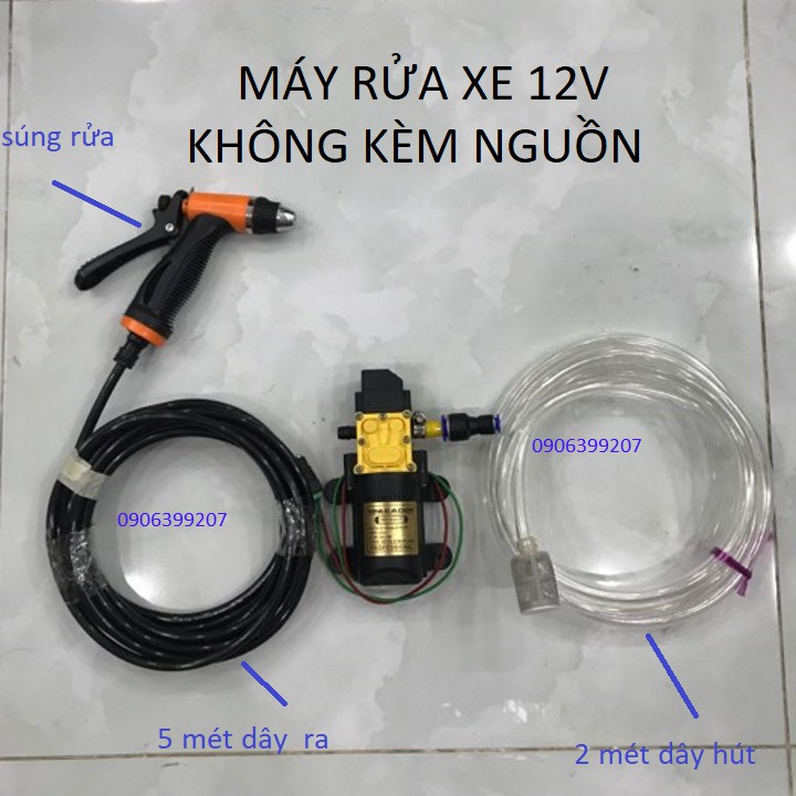 bộ rửa xe - máy rửa xe tăng áp