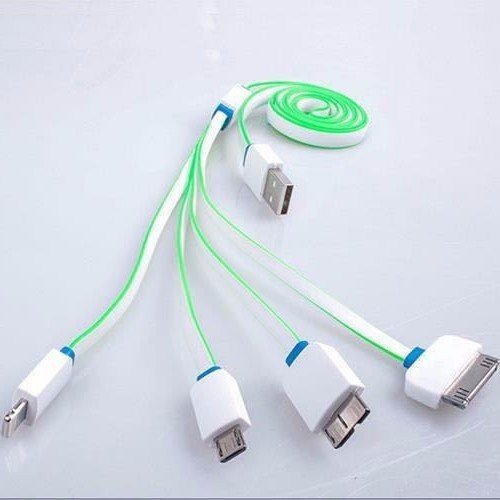 Cáp sạc điện thoại 4 đầu đa năng dài 1m Hanama Cloud