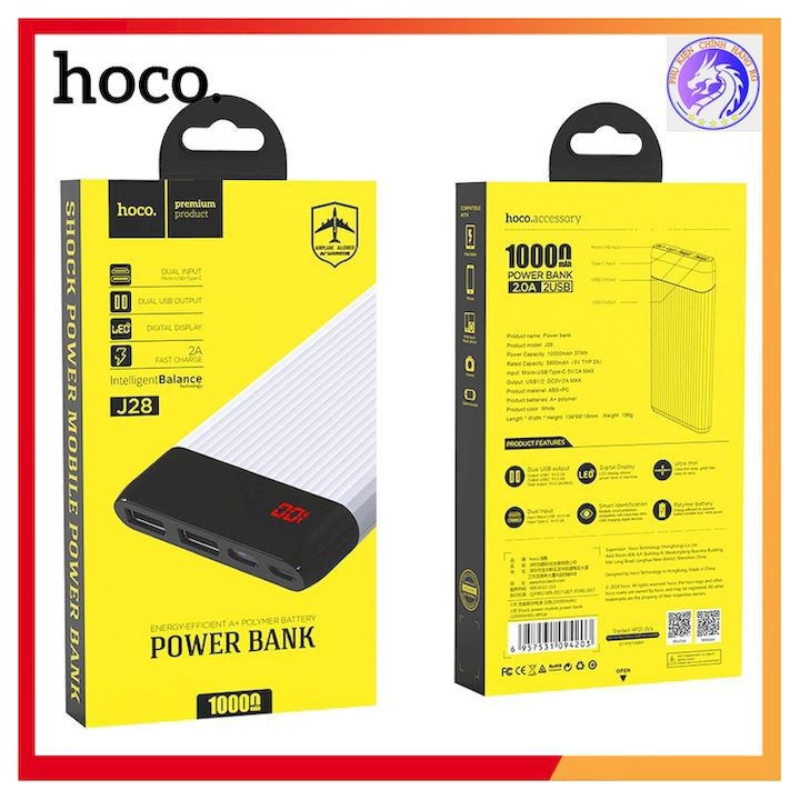 PIN DỰ PHÒNG J28 10000MAH