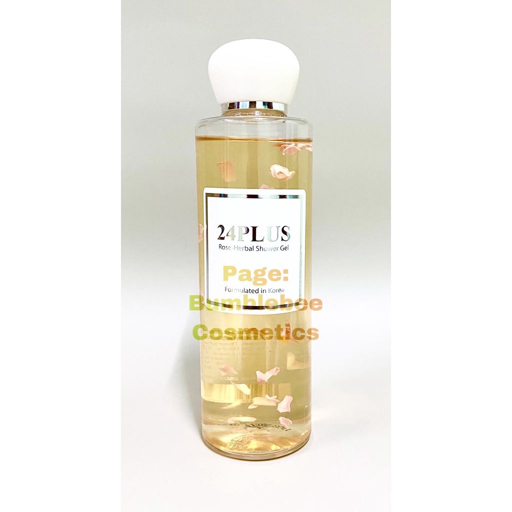 Gel Tắm Dược Liệu Hoa Hồng 24 Plus 250ml