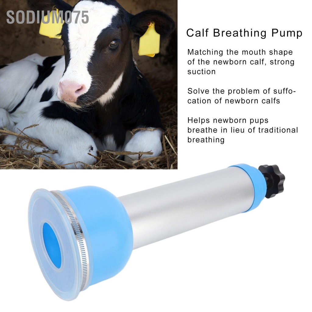 Sodium075 Máy bơm thở hỗ trợ bắp chân cho bê màu xanh chuyên nghiệp trang trại gia súc tại nhà