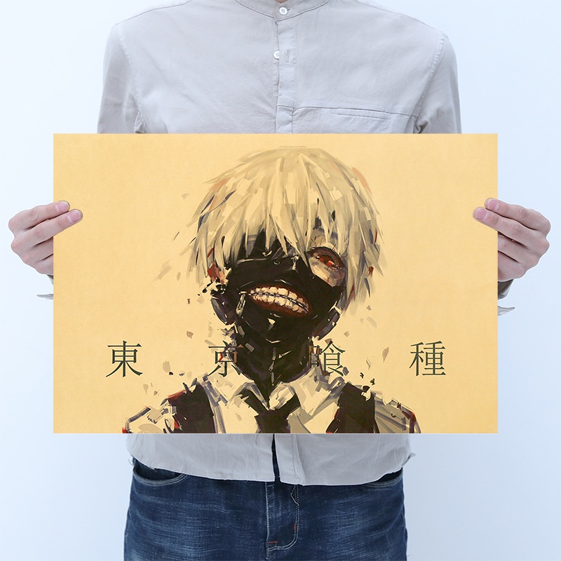 Poster Hoạt Hình Tokyo ghoul Kích Thước 50.5 * 35cm
