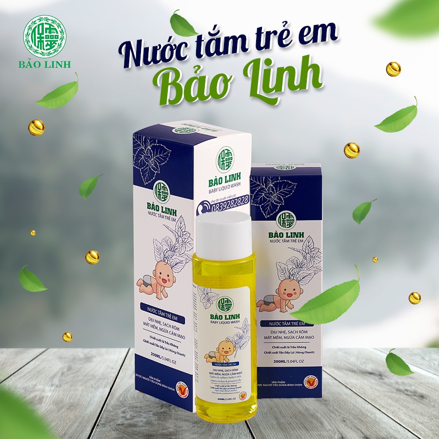 Combo Chăm Sóc Bé Yêu: Nước Tắm Thảo Dược Bảo Linh Cho Bé 200ml và Xịt đuổi muỗi Flyaway 100ml