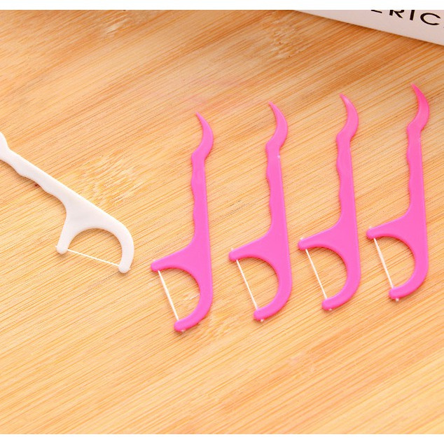 25 Cây Tăm Xỉa Răng Có Tay Cầm