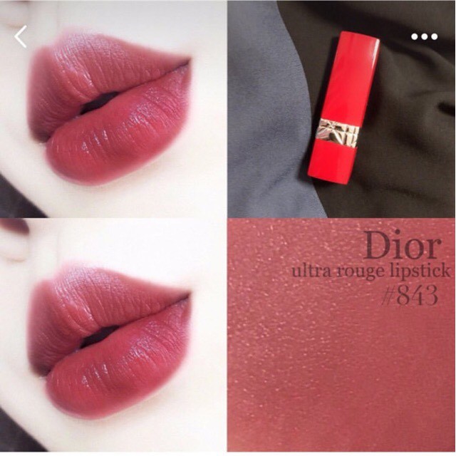 Son Dior Ultra Rouge màu 843