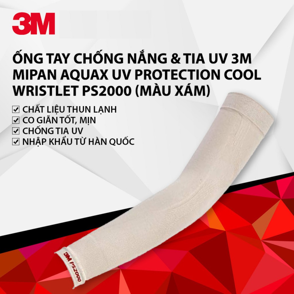 Ống tay 3M Mipan AquaX Mát lạnh Chống nắng, Chống tia UV bảo vệ tay hoàn hảo