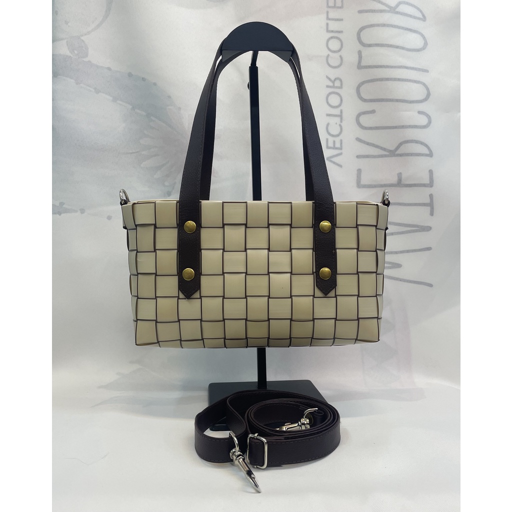 Túi xách đan tay 2 quai đeo (Ảnh thật 100%)