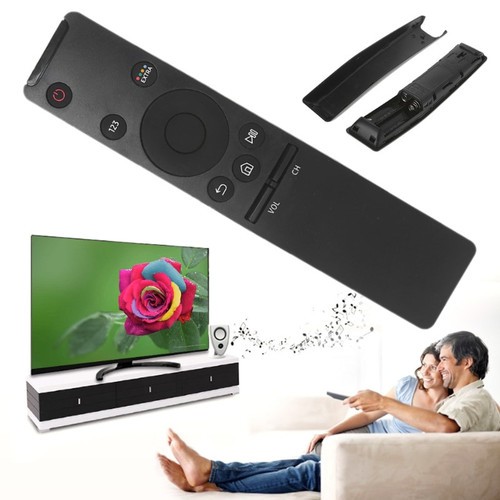 REMOTE ĐIỀU KHIỂN TIVI SAMSUNG 4K SMART CONG LƯNG ĐEN-Bh đổi mới