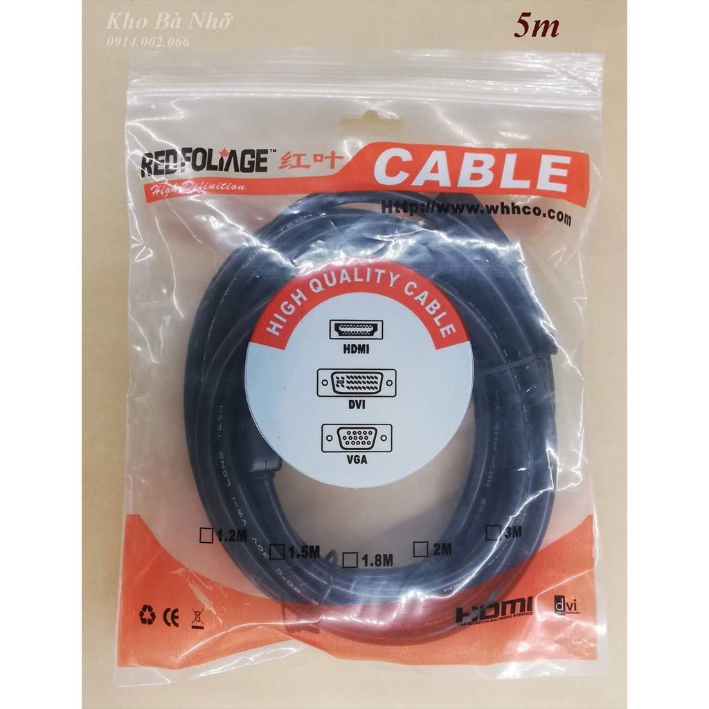 (5m) DÂY CÁP HDMI đầu xoay 360.