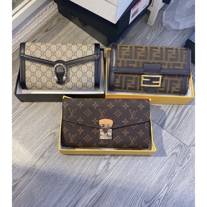 Túi Cluth cầm tay sz25 kèm dây đeo chéo