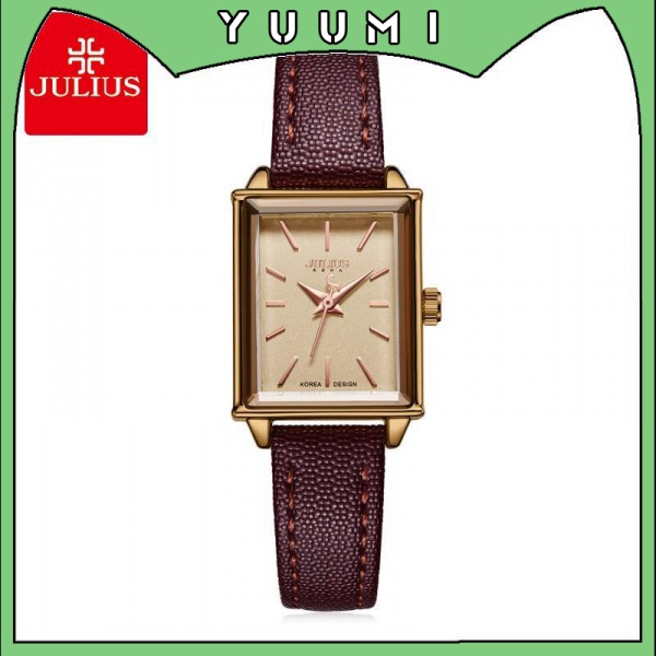 Đồng hồ Julius mặt chữ nhật chống thấm nước J787 | BigBuy360 - bigbuy360.vn