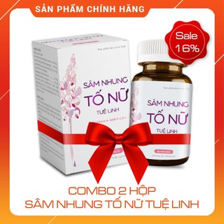 [Combo 2 hộp] Sâm Nhung Tố Nữ Tuệ Linh - Trẻ hóa, hồi xuân, bổ sung nội tiết tố nữ - 1 tháng sử dụng
