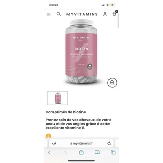 MỌC TÓC BIOTIN MYVITAMINS 90 v / 3 tháng