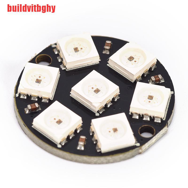 {buildvitbghy}7-Bit WS2812 5050 RGB LED Ring Round Decoration Bulb Arduino OSE