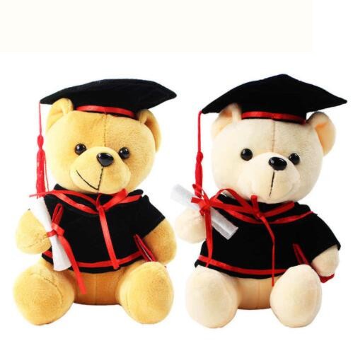 1 Móc Khóa Hình Chú Gấu Nhồi Bông Trong Lễ Tốt Nghiệp 12cm