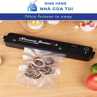 Máy hút chân không gia đình vacuum sealer, máy hút chân không kiêm máy hàn miện túi, cực hiệu quả