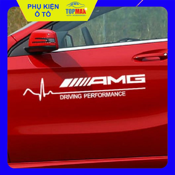 Tem AMG dán cửa xe ô tô phong cách thể thao, dán trang trí cửa xe ô tô