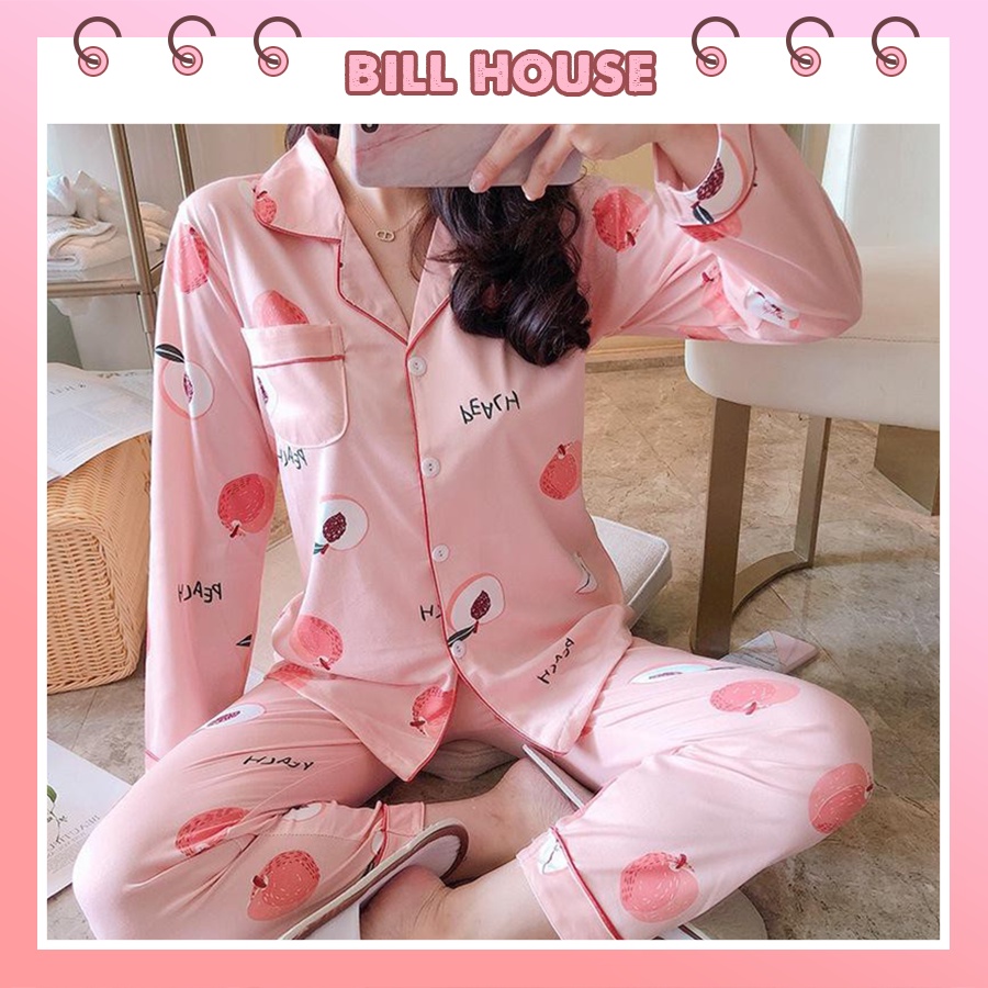 [Mã SKAMFSW175 giảm 10K đơn 50K] Đồ bộ nữ pijama mặc nhà, bộ ngủ dài tay dễ thương bigsize cao cấp chất dày ấm PJMDAI02