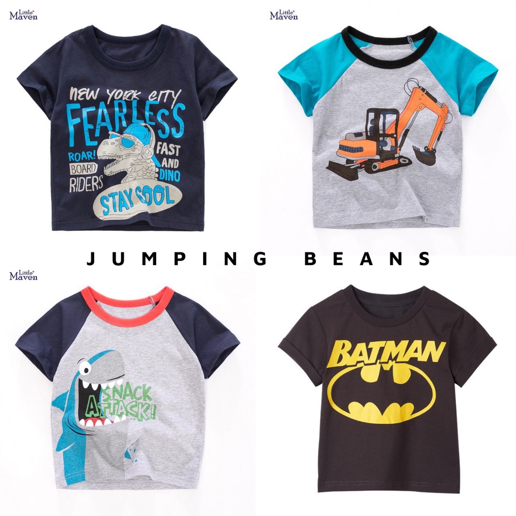 Áo Hè Cotton Cho Bé Trai 2-7 Tuổi Mẫu Mới 2022 Mã 5 - Jumping Beans Official Store