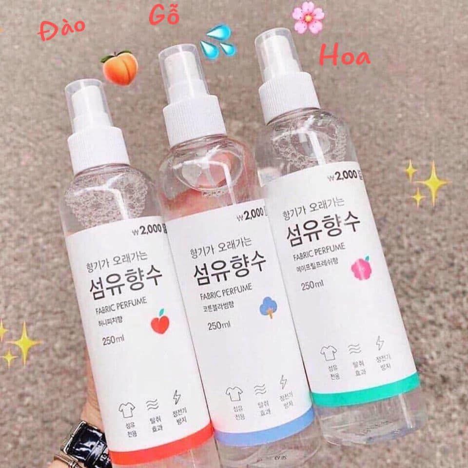 Xịt Thơm Quần Áo Fabric Perfume Hàn Quốc 250ml