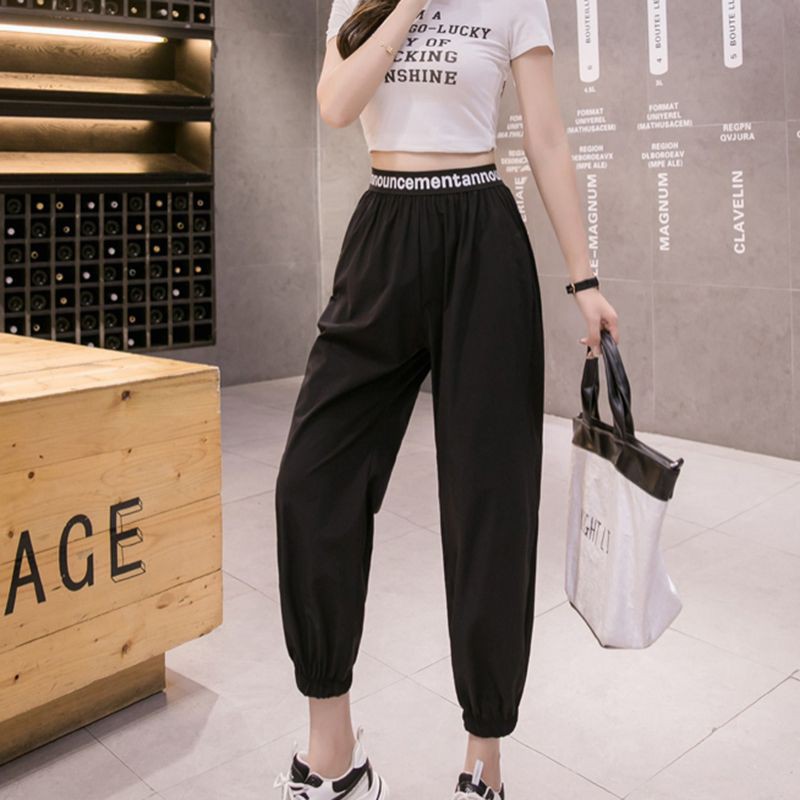 Quần ống rộng cạp cao dài đến mắt cá chân dành cho nữ | BigBuy360 - bigbuy360.vn