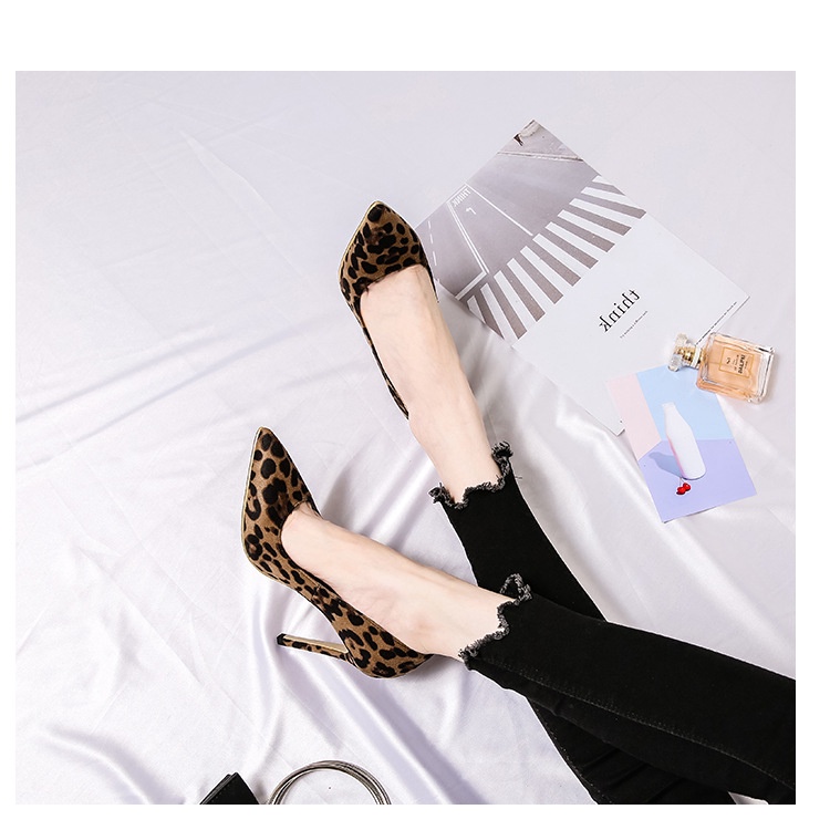 Giày Cao Gót 6cm / 8Cm / 10Cm Mũi Nhọn Phong Cách Âu Mỹ Thời Trang Quyến Rũ